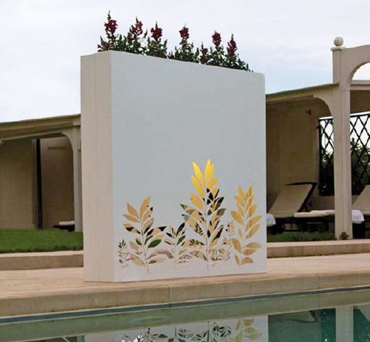 Outdoor Wall Pots and Planters Design by Bysteel | Room