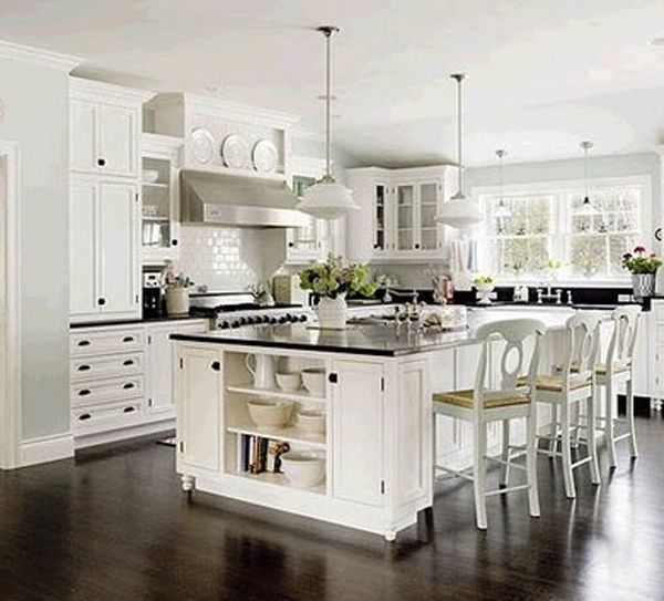 30 Minimalist White Kitchen Design Ideas | HomeMydesign