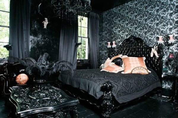 gothic bedroom coolest cool homemydesign stylish