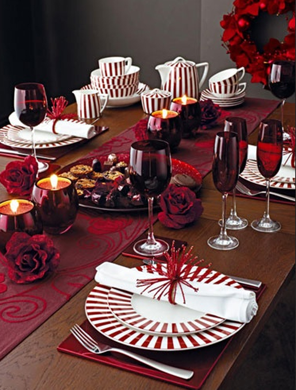 20 Collection of Christmas Table Setting Ideas | Home Design And Interior