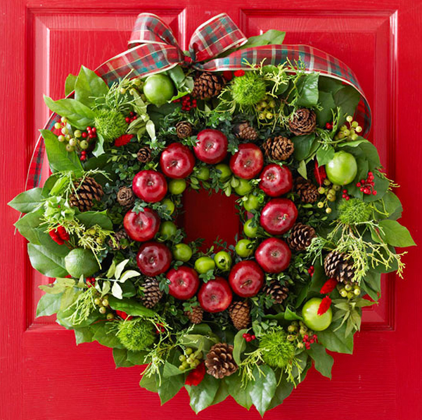 20 Fresh and Colorful Christmas Wreath for Door Decorations ...