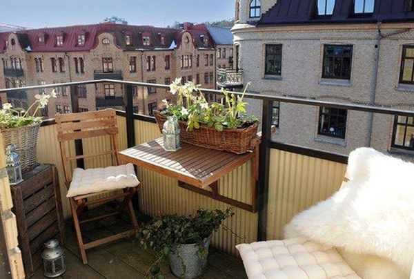 15 Small Outdoor Furniture Design for Cozy Balcony | Home Design ...