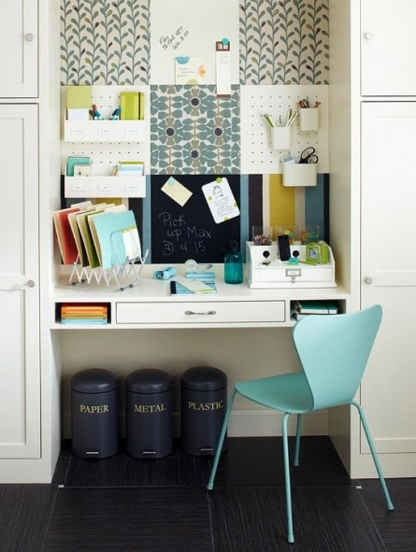 20 Cool and Stylish Home Office In A Closet Ideas ...