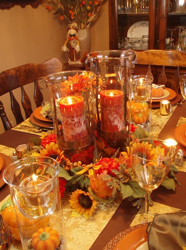 thanksgiving table decorations centerpieces gorgeous awesome homemydesign dinner
