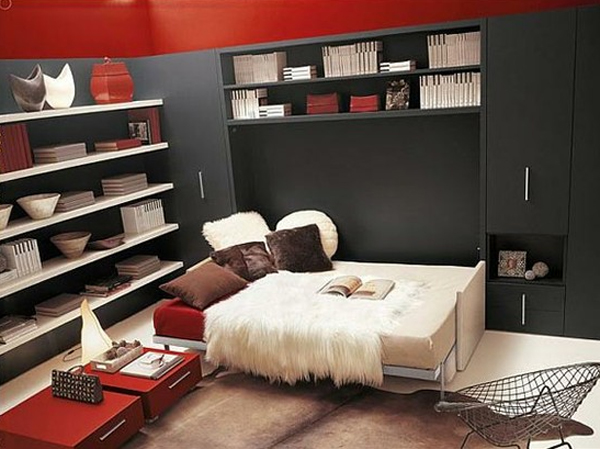 20 Coolest Black And Red Bedroom Design Ideas | homemydesign.