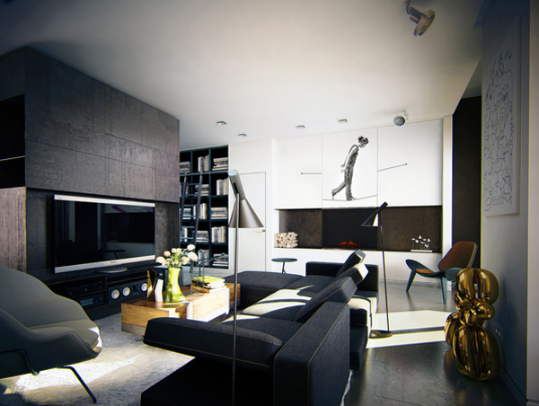 masculin-apartment-design-with-contemporary-art