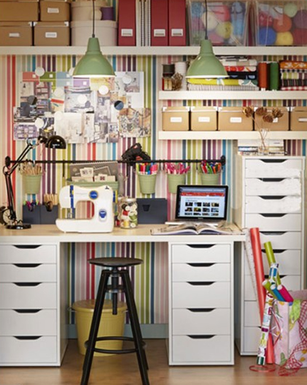 15 Ikea Home Office with Craft Ideas | Home Design And Interior