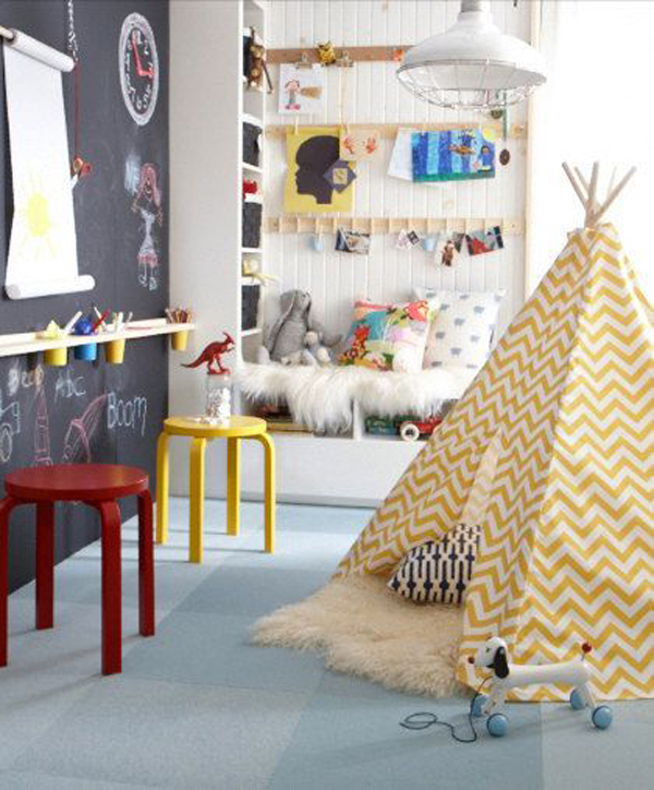 native kids playroom ideas 35 Adorable Kids Playroom Ideas