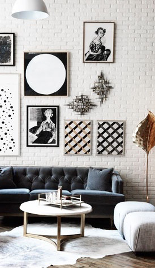 black-and-white-gallery-wall-ideas