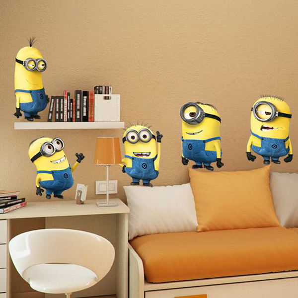 despicable-me-kids-bedroom-wallpaper | home design and interior