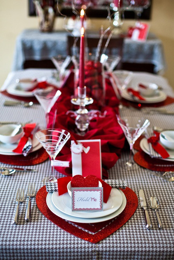 25 Romantic Valentine's Day Table Setting Ideas | Home Design And Interior