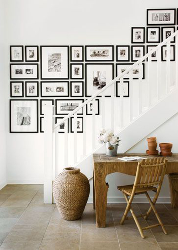 20 Stairway Gallery Wall Ideas | Home Design And Interior