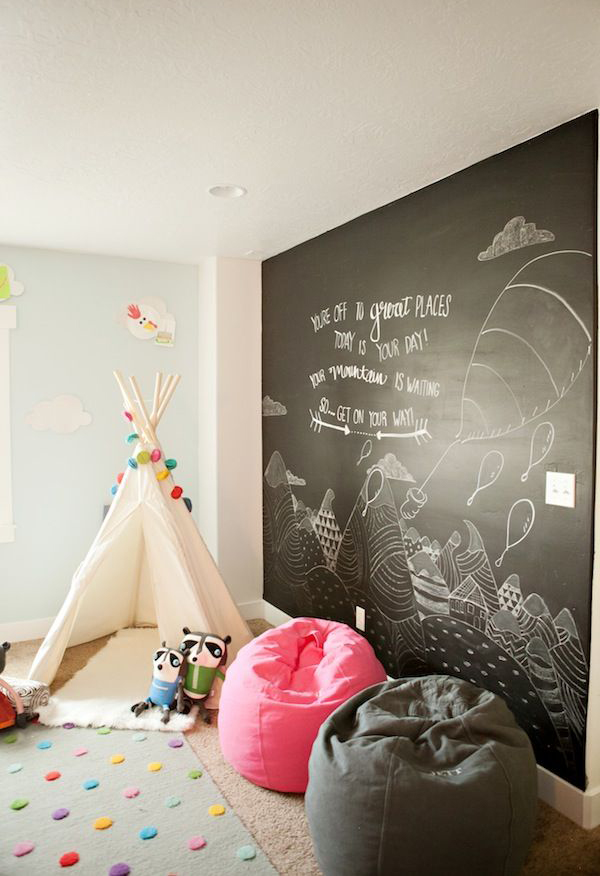 20 Awesome Kids chalkboard Ideas | HomeMydesign