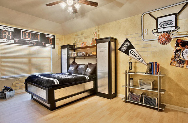 20 Sporty Bedroom Ideas With Basketball, Basketball Themed Bedroom Decor