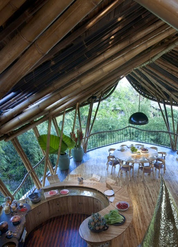 Sustainable Bamboo Tree House In Bali | HomeMydesign