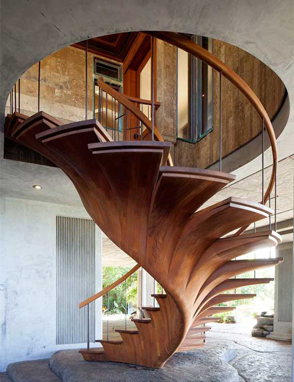 15 Unique Stairs With Incredible Ideas | HomeMydesign