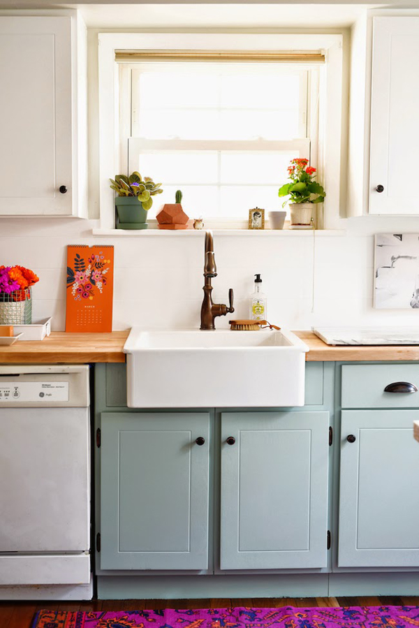 Cheerful Kitchen Color Is Finished | Home Design And Interior