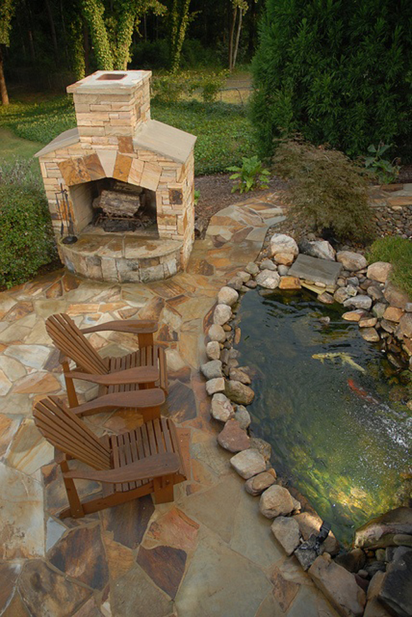 20 Beautiful Backyard Pond Ideas | HomeMydesign