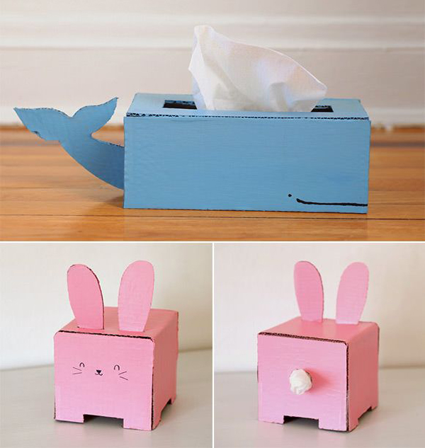 DIY-cardboard-tissue-box-holder