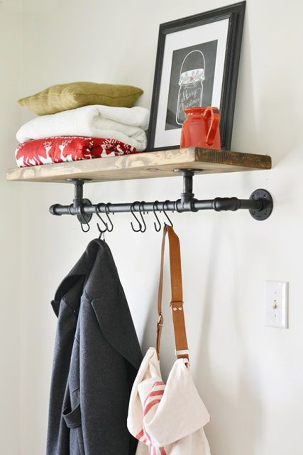 15 Industrial Pipe Rack Storage Ideas Home Design And