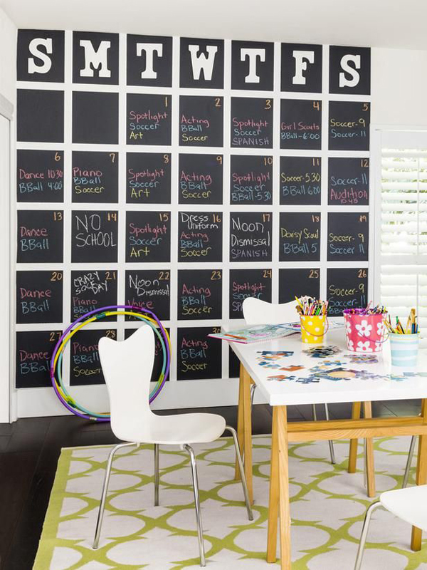 15 Genius DIY Wall Calendar Projects HomeMydesign
