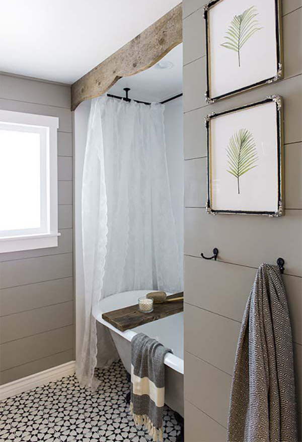 20 Cozy And Beautiful Farmhouse Bathroom Ideas | HomeMydesign