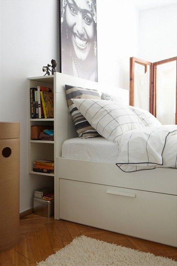 10 Small Bedroom With Headboard Storage Ideas | Home ...