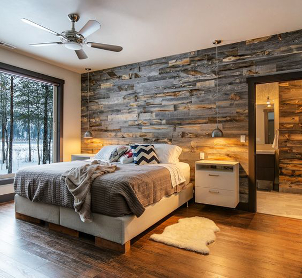 reclaimed-weathered-wood-panel-bedroom-design