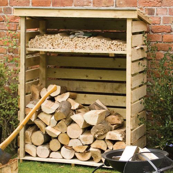 20 Excellent DIY Outdoor Firewood Storage Ideas | Home ...