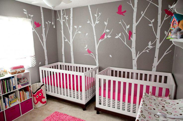 35 Cute Twin Nursery With Warm Colors