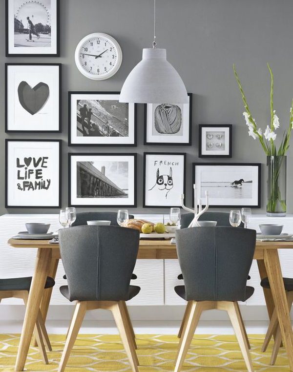 25 Modern Dining Room Gallery Wall Ideas Homemydesign