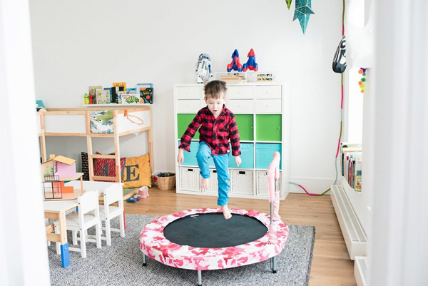 Three Shared kids Bedroom With IKEA Kura