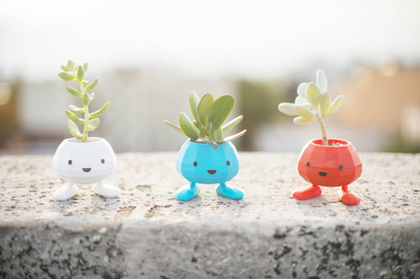 3D Printed Pokemon Planter Pots For Your Desk