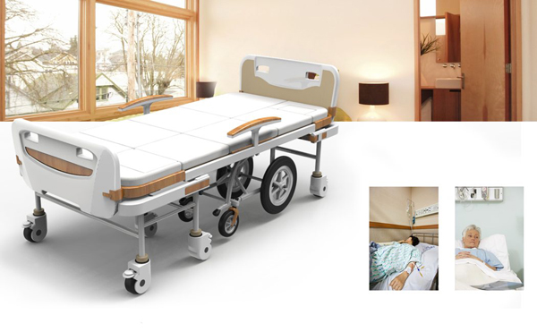 Innovative Hospital Bed Transform Wheelchair By Lirong Yang