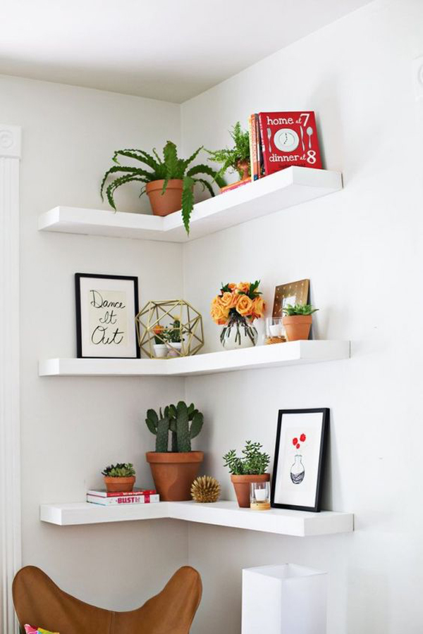 Easy Diy Corner Shelves Ideas Homemydesign