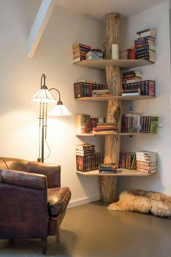 Easy DIY Corner Shelves With Extra Storage