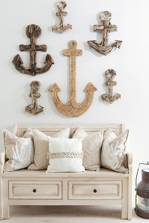 20 Coastal Decorating Ideas With Rope Crafts ...