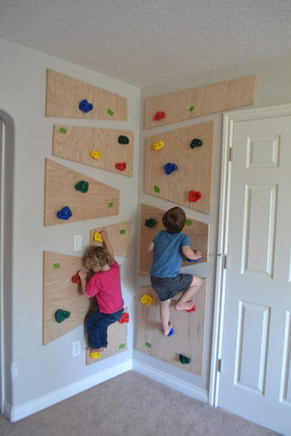 25 Fun Climbing Wall Ideas For Your Kids Safety | Home ...