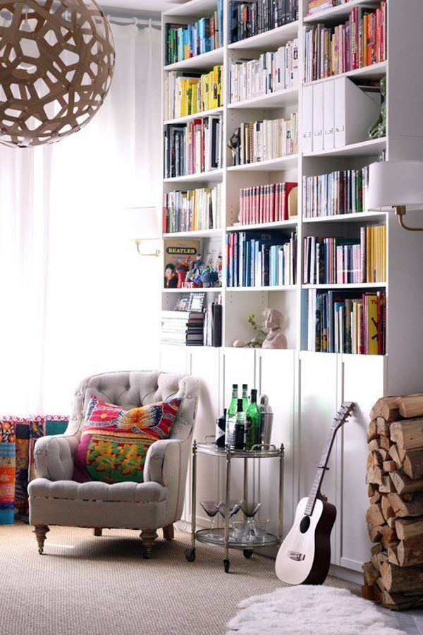 20 Simple Ikea Billy Bookcase For Limited Space Homemydesign