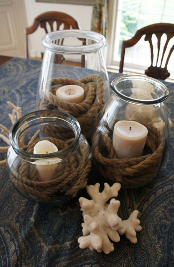 20 Coastal Decorating Ideas With Rope Crafts