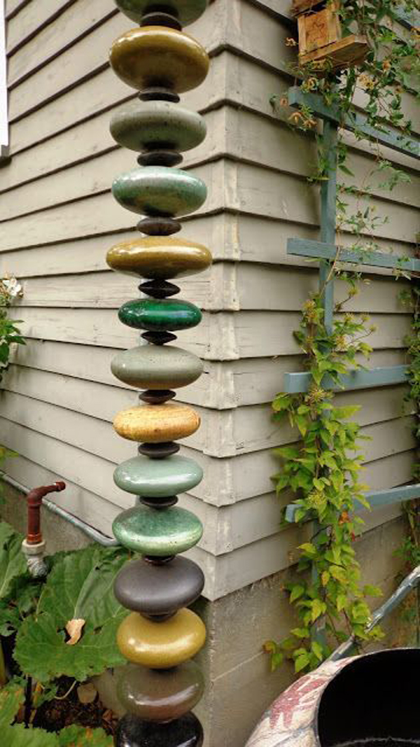 20 Crafty DIY Rain Features For Your Gardens