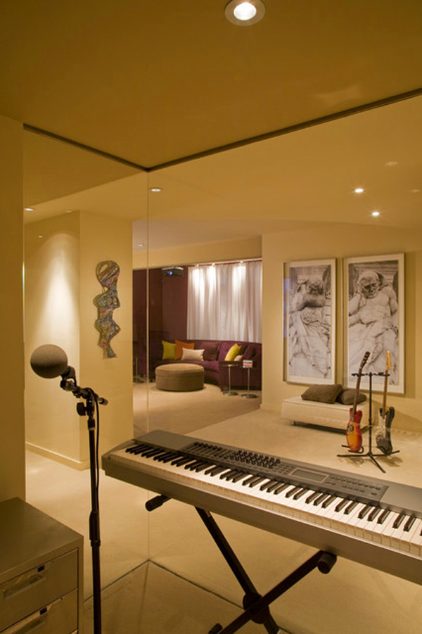 10 Cool And Modern Home Music Studios