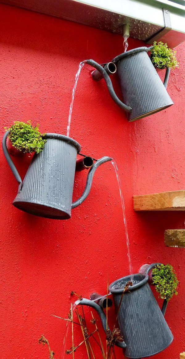 20 Crafty DIY Rain Features For Your Gardens