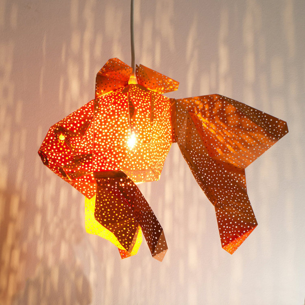 DIY Paper Aquatic Lights With Sea Inspired