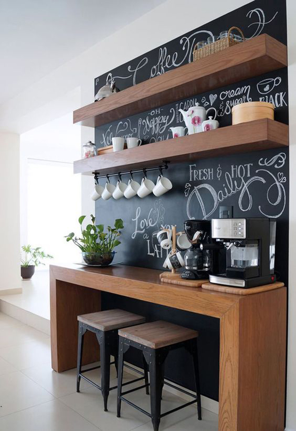 25 DIY Coffee Station Ideas You Need To Copy | HomeMydesign