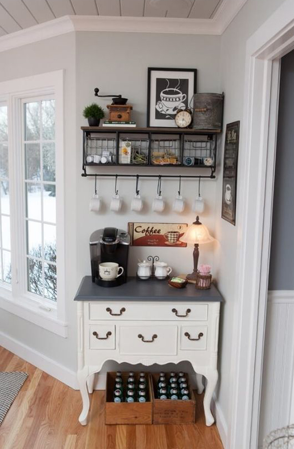 25 DIY Coffee Station Ideas You Need To Copy