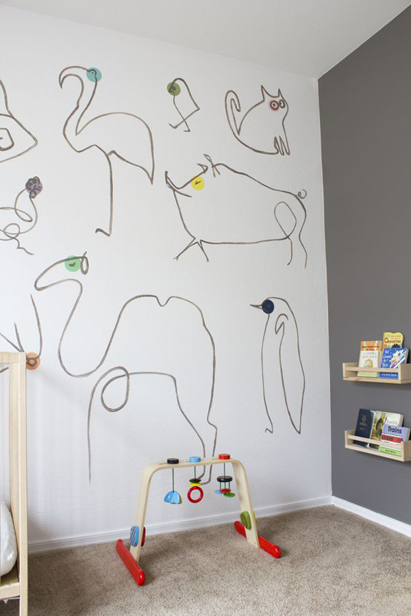 18 Awesome Kids Wall Painting Ideas That Makes Them Happy