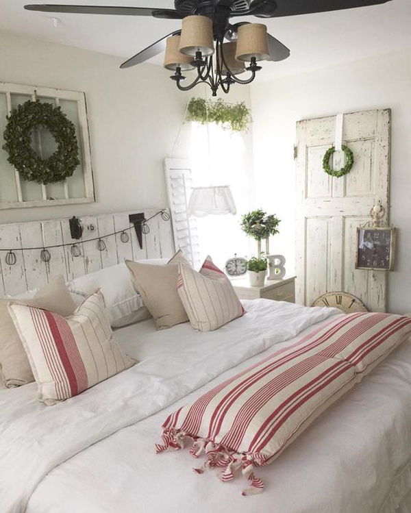 Lantern In A Country Bedroom