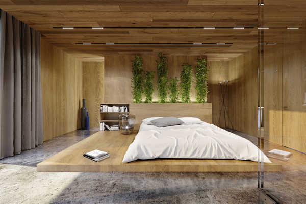bedroom accent modern wooden wood walls aesthetic homemydesign awesome decor vines veins hackrea