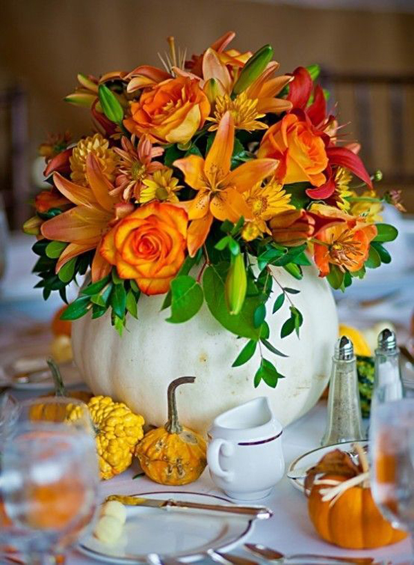 15 Pumpkin Floral Ideas For Your Fall Decorating